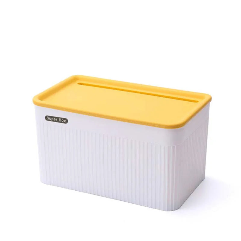 Wall-Mounted Waterproof Toilet Paper Holder with Storage Tray
