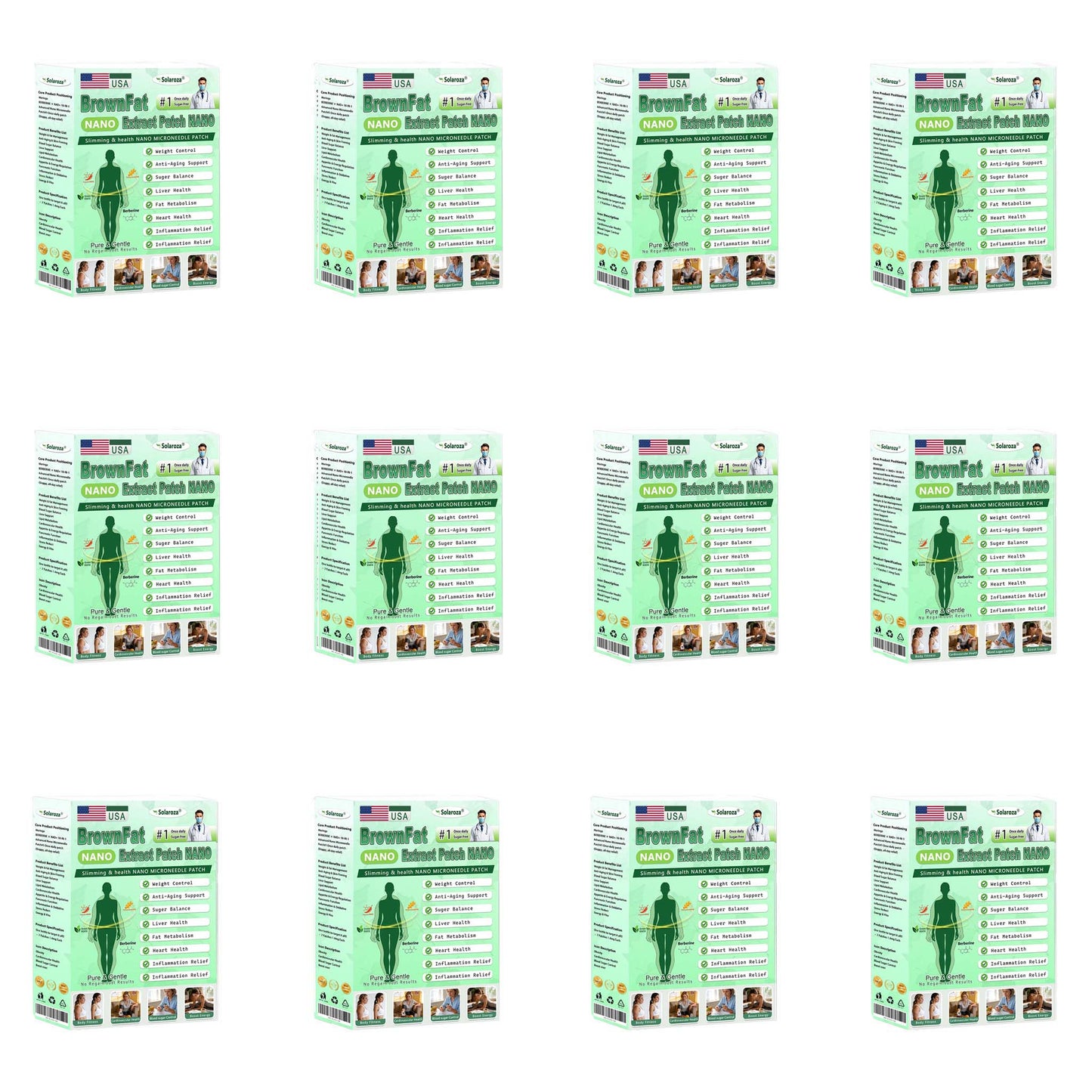 🎁Official Store | 🍋 solaroza® Moringa & Berberine 10-IN-1 Advanced Nano Microneedle 1 Patch (Once Daily, visible changes in 7 days) ✅ Obesity, Diabetes, Sleep Apnea, And Joint Issues