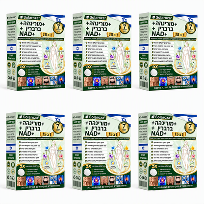 🎁חנות רשמית | 🍋 Solaroza® Moringa & Berberine 10-IN-1 Advanced Nano Microneedle 1 Patch (פעם ביום, שינויים ניכרים תוך 7 ימים) ✅ השמנת יתר, סוכרת, דום נשימה בשינה, ובעיות מפרקים