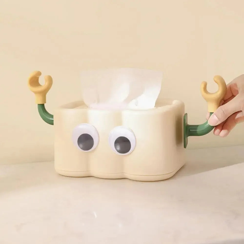 Funny Stick-On Legs & Hook Hands – Decor for Tissue Box or Bin