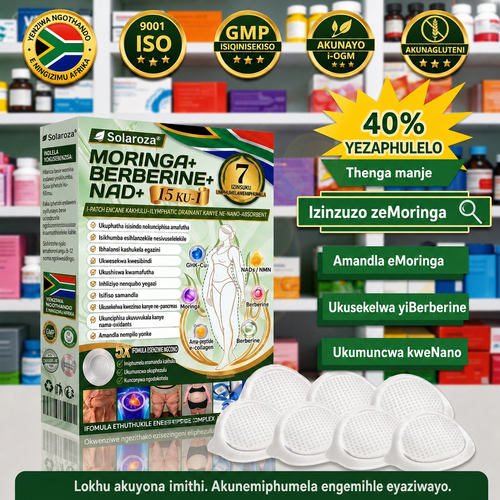 💚Isitolo Esemthethweni | 🍋 solaroza® i-Moringa ne-Berberine 10-IN-1 Advanced Nano Microneedle 1 Patch (Kanye ngosuku, izinguquko ezibonakalayo ezinsukwini ezi-7) ✅ Ukukhuluphala Kakhulu, Isifo Sikashukela, I-Sleep Apnea, Nezinkinga Zamalunga